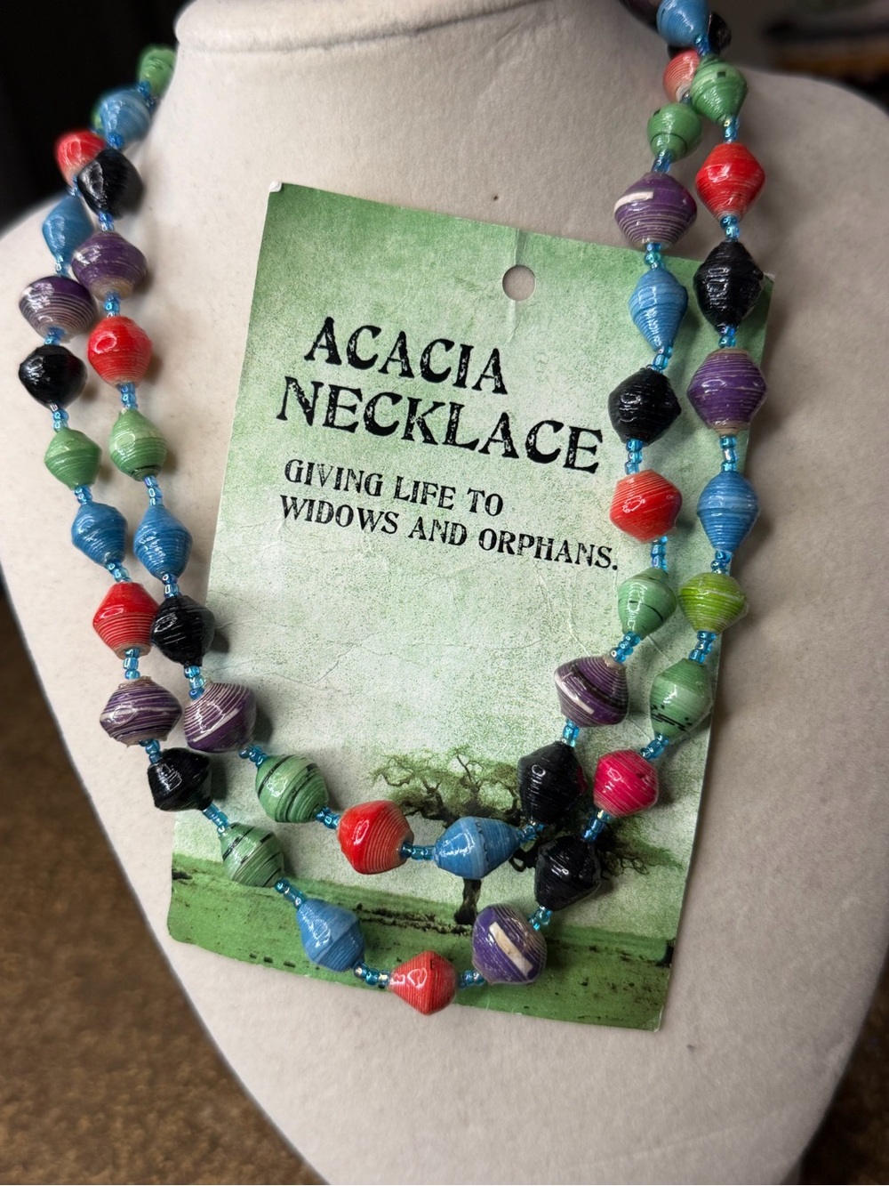 Acacia Multicolor Bead Necklace - Women’s Fashion Jewelry